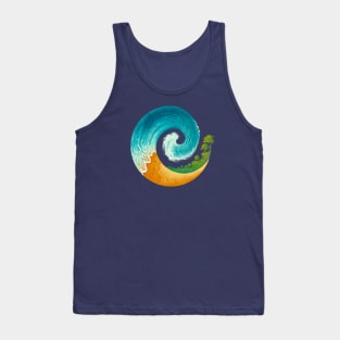 Spiral Beach Tank Top